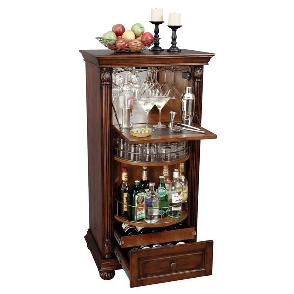 Shop Howard Miller Cognac Small Slim Elegant Vintage Style
