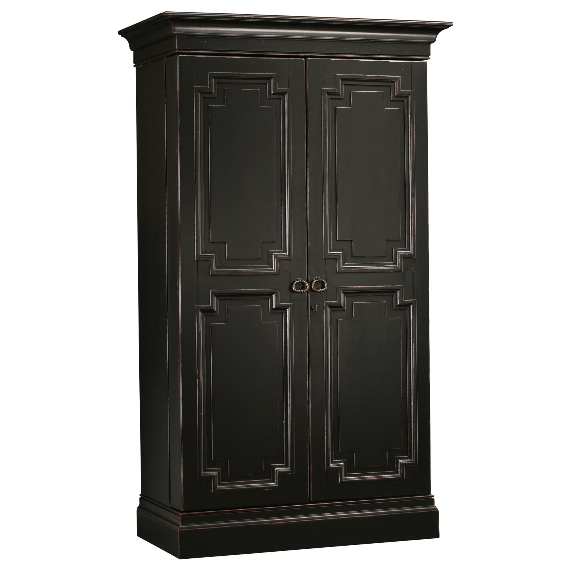 Shop Howard Miller Sambuca Vintage Solid Wood Wardrobe Liquor Wine