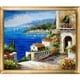 La Pastiche High Rise Bay' Hand Painted Oil Reproduction - On Sale ...