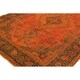 preview thumbnail 3 of 5, Vintage Distressed Melia Orange/Blue Wool Rug - 7'3 x 10'3 - 7'3" x 10'3" - 7'3" x 10'3"