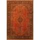 preview thumbnail 1 of 5, Vintage Distressed Melia Orange/Blue Wool Rug - 7'3 x 10'3 - 7'3" x 10'3" - 7'3" x 10'3"