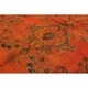 preview thumbnail 4 of 5, Vintage Distressed Melia Orange/Blue Wool Rug - 7'3 x 10'3 - 7'3" x 10'3" - 7'3" x 10'3"