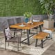 Option sandlblast teak + black + multi brown