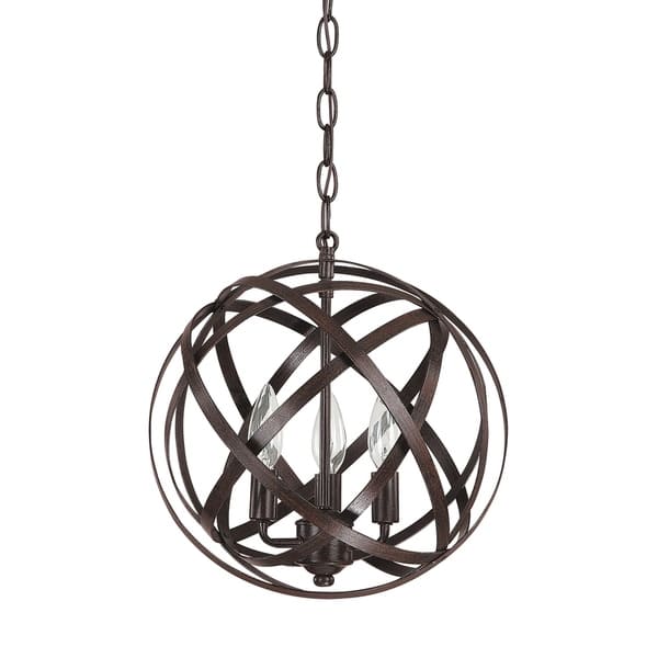 Axis 3-light Russet Pendant - Bed Bath & Beyond - 23441377