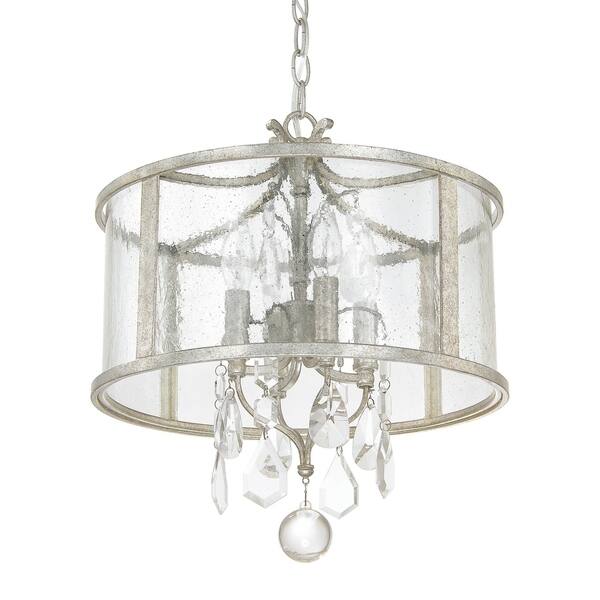 slide 1 of 1, Blakely 4-light Antique Silver Pendant - Antique Silver