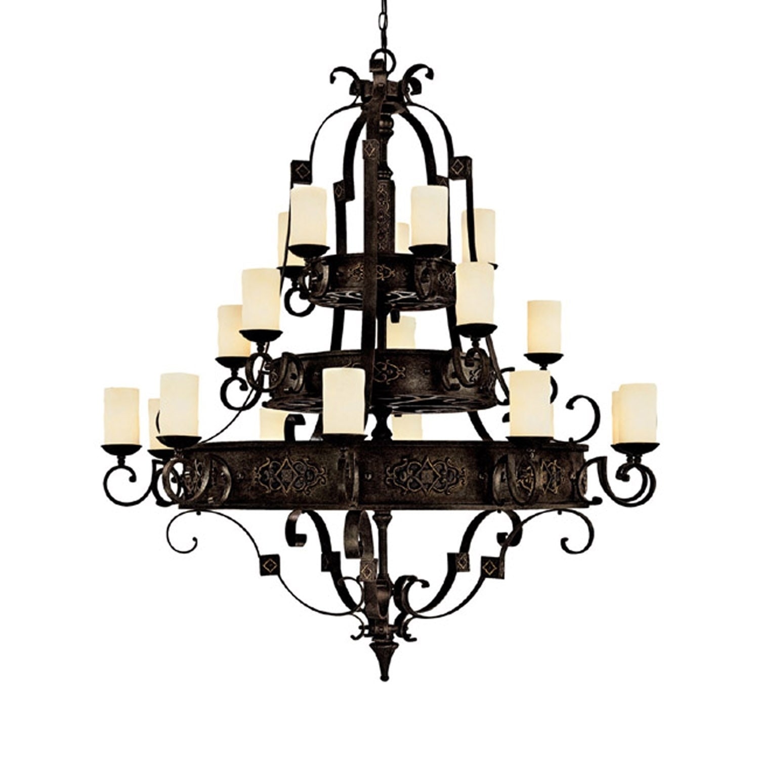 River Crest 20-light Rustic Iron Chandelier - Chandeliers For Bedrooms by Overstock.com