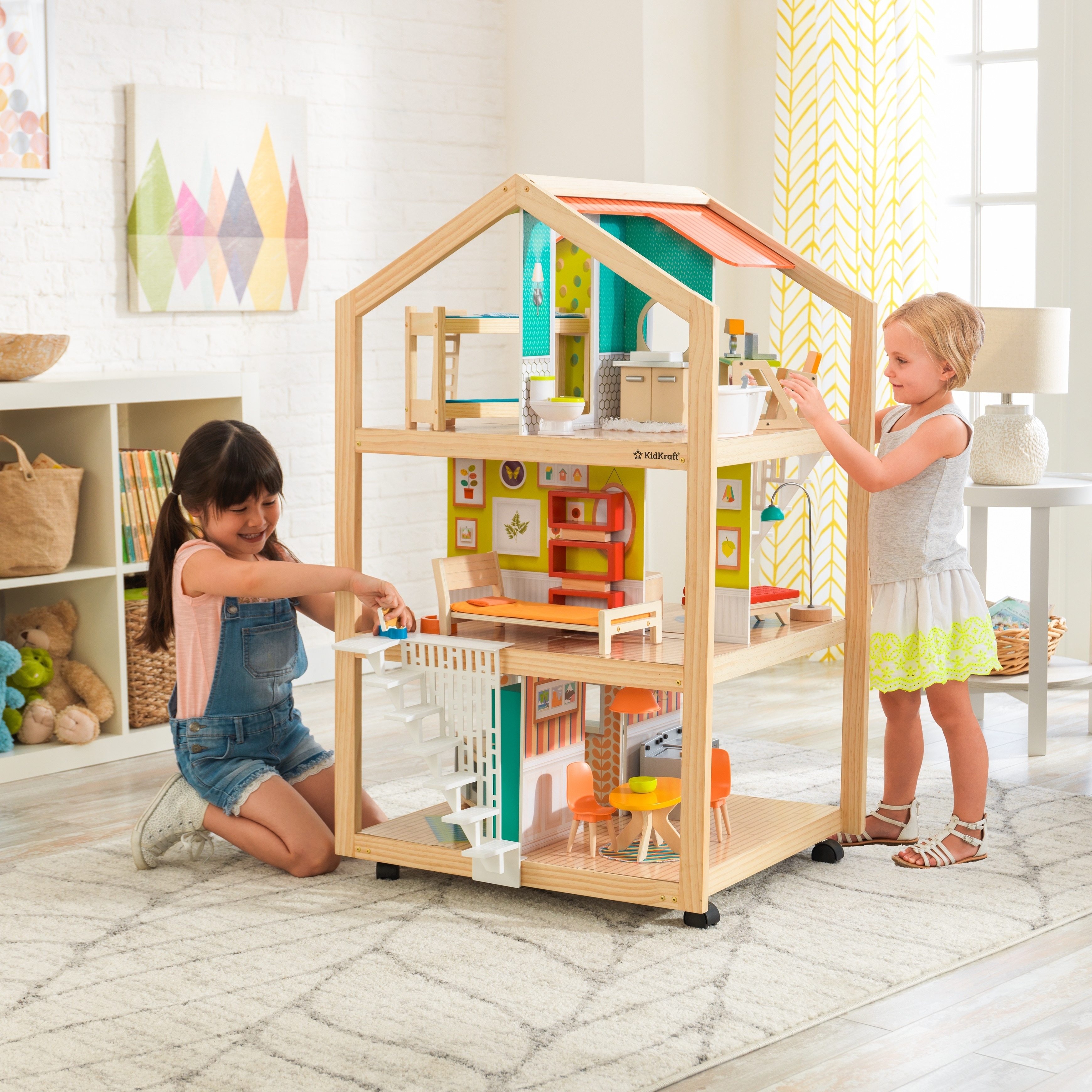 used kidkraft dollhouse