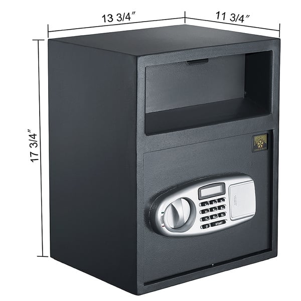 Paragon Digital Depository Front Load Cash Vault Drop Safe Box - Bed ...