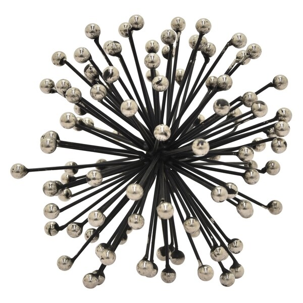 Three Hands Starburst Silver Beads Orb