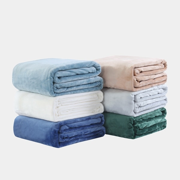 Springmaid Hampton Extra Soft Plush Bed Blanket