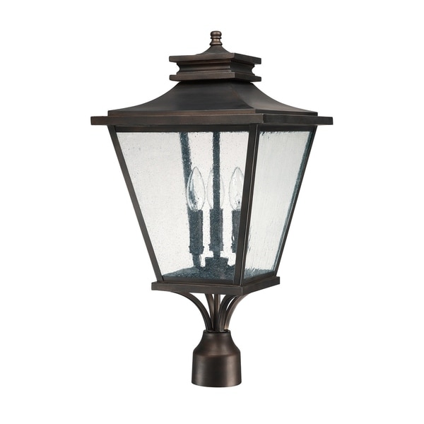 Gentry 3 Light Old Bronze Outdoor Post Lantern On Free Gentry 3 Light Old Bronze Outdoor Post Lantern On Free Shipping Today 23443705