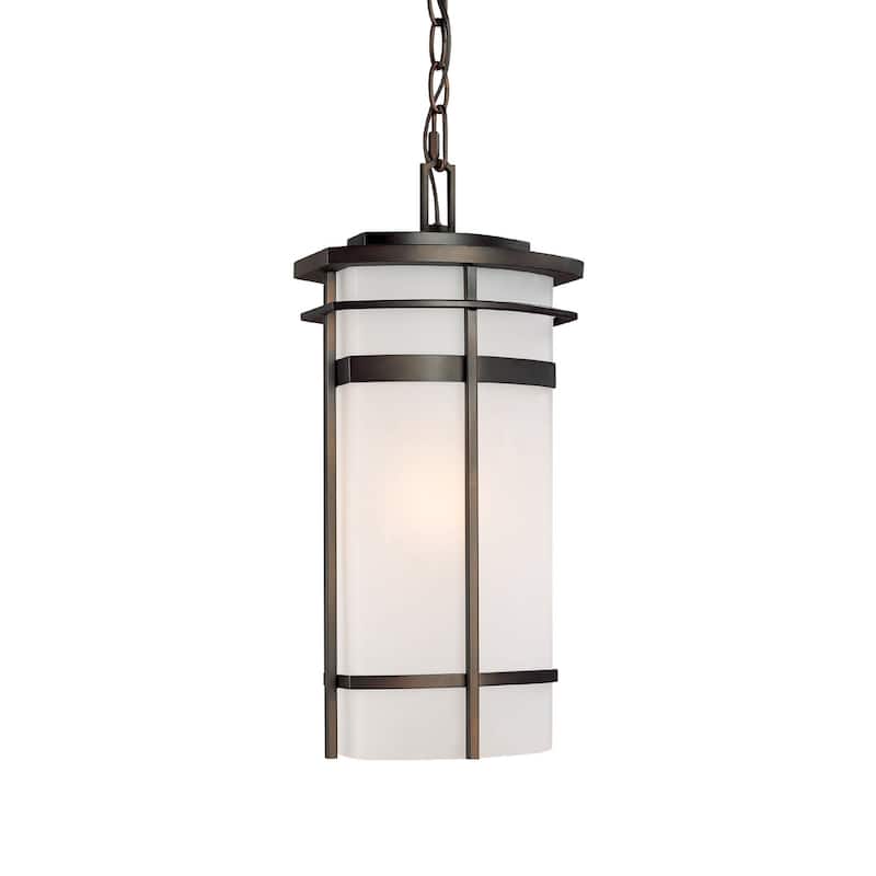 Lakeshore 1-light Old Bronze Outdoor Hanging Lantern