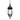 French Country 1-light Black Outdoor Hanging Lantern