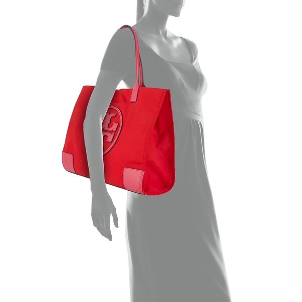 red tory burch ella tote