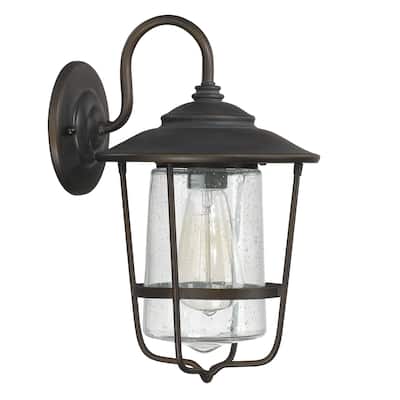 Creekside 1-light Old Bronze Outdoor Wall Lantern