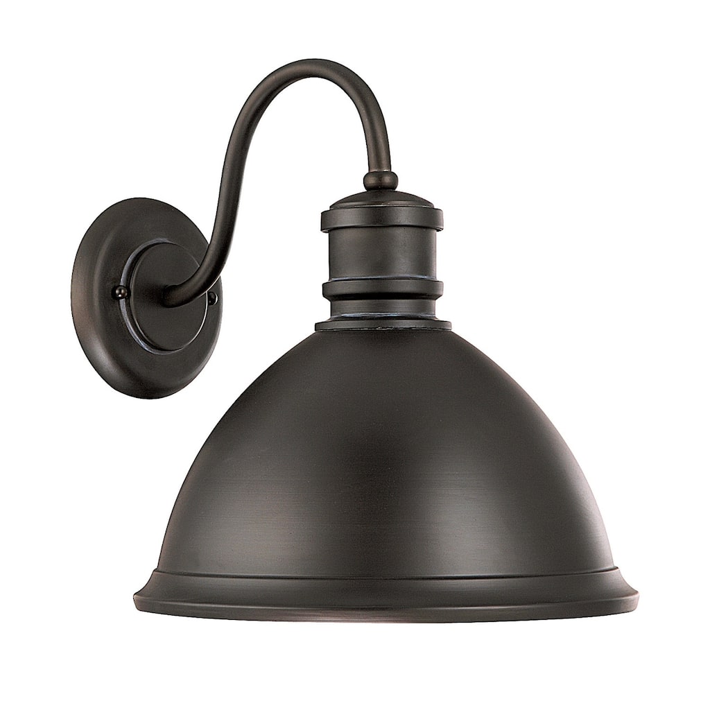 1-light Old Bronze Outdoor Wall Sconce