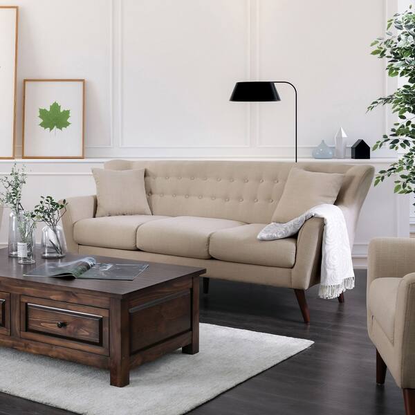Furniture Of America Veida Mid Century Modern Beige Furniture Of America Veida Mid Century Modern Beige