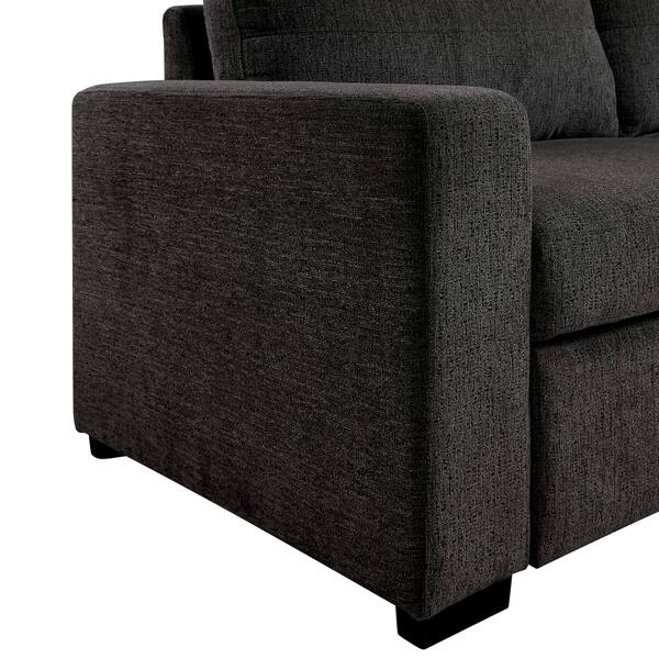 Shop Furniture Of America Dane Microfiber Brown Chenille