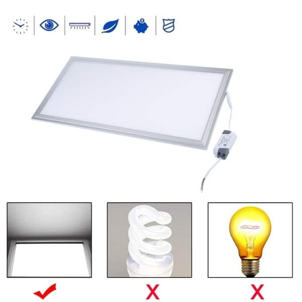 Shop 24w Led Recessed Ceiling Panel Down Light Super Bright Bulb