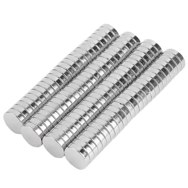 100Pcs Neodymium Disc Strong Rare Earth Magnets N35 Small Fridge Magnets -  Silver - Bed Bath & Beyond - 23448100