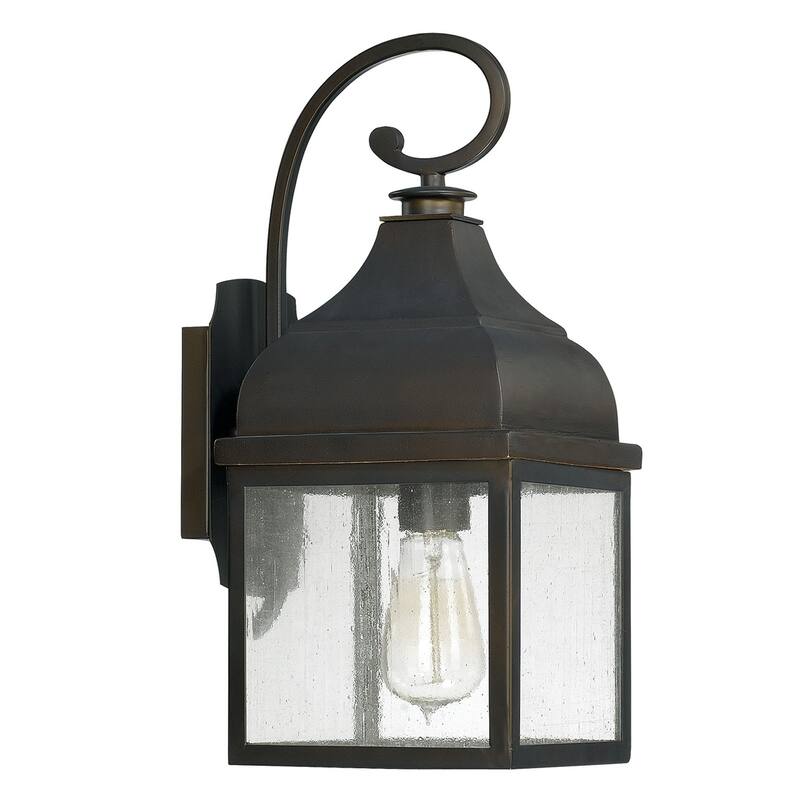 Westridge 1-light Old Bronze Outdoor Wall Lantern