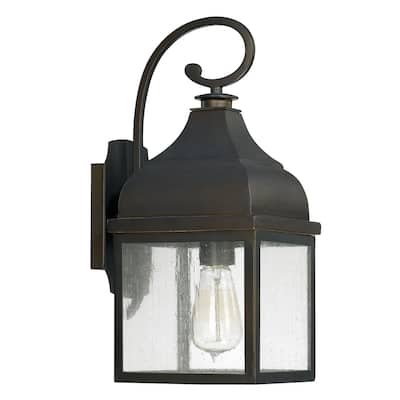 Westridge 1-light Old Bronze Outdoor Wall Lantern
