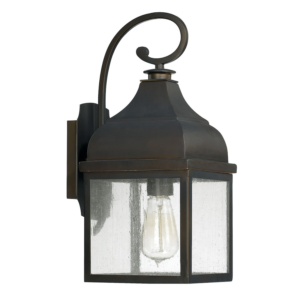 Westridge 1-light Old Bronze Outdoor Wall Lantern
