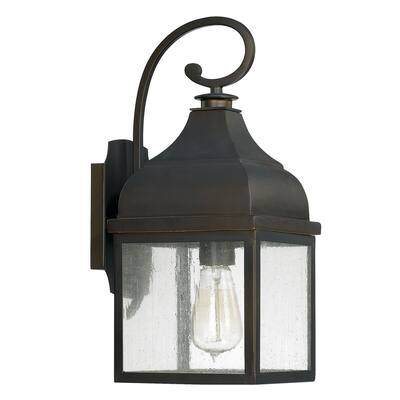 Westridge 1-light Old Bronze Outdoor Wall Lantern
