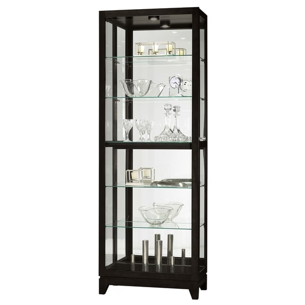 black curio cabinet