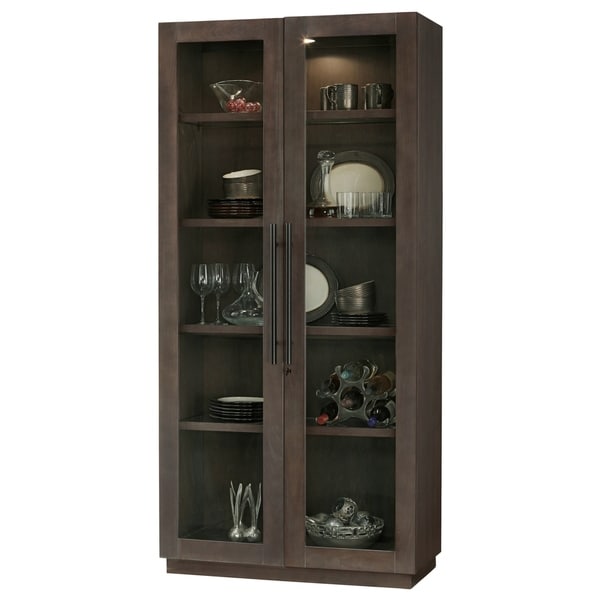 Howard Miller Morrissey Contemporary Modern Chic Aged Java Howard Miller Morrissey Contemporary Modern Chic Aged Java Solid Wood Tall 5
