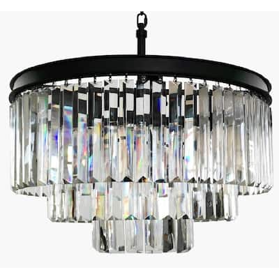 6-Light Modern Contemporary Crystal Chandelier Ceiling Light Pendant