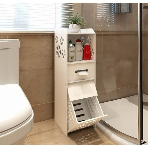 Shop 3 Tier Portable Bathroom Waterproof Toilet Space Saver