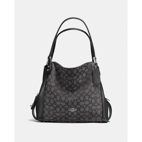 coach edie quilted leather shoulder bag