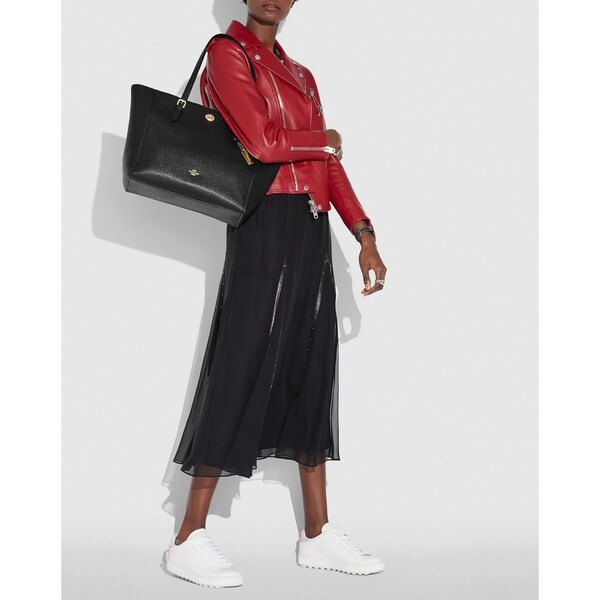 coach turnlock tote