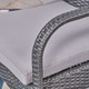 preview thumbnail 10 of 8, Tara Outdoor 6 Piece Wood and Wicker Dining Set with Chairs and Bench by Christopher Knight Home