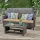 Option brown + tan cushion