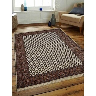 Overstockhand Knotted Lichi Izmir Wool Oriental Area Rug Vintage Cream 5 X 7 Cream Dailymail