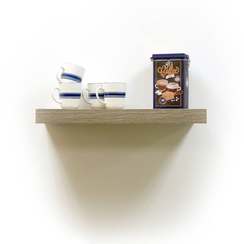 InPlace 24-inch Rustic Wood Floating Ledge