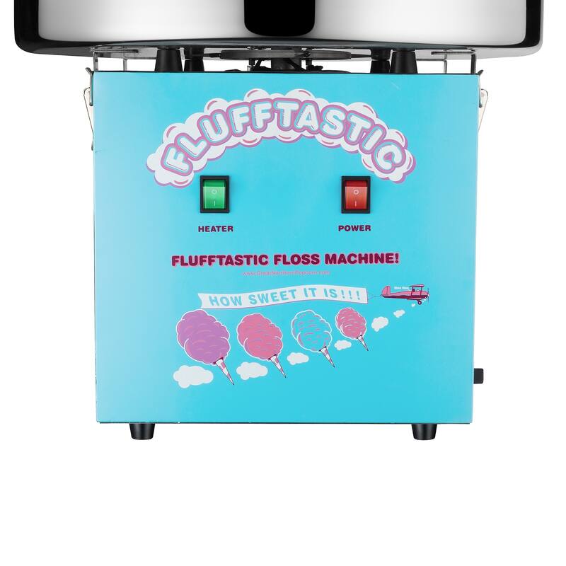 Great Northern Popcorn Cotton Candy Machine Flufftastic Floss Maker