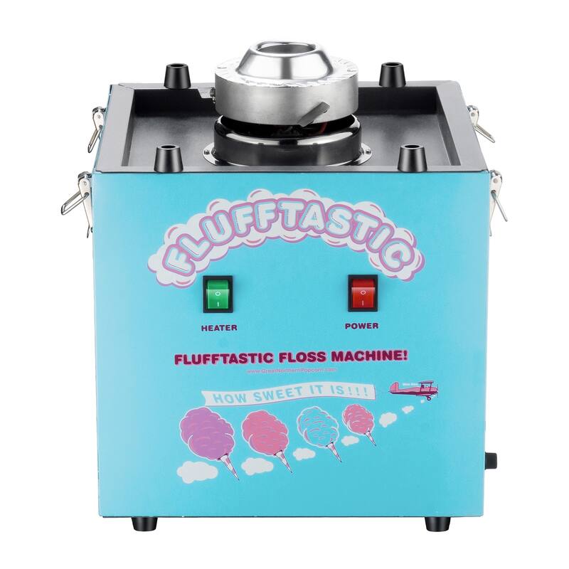 Great Northern Popcorn Cotton Candy Machine Flufftastic Floss Maker