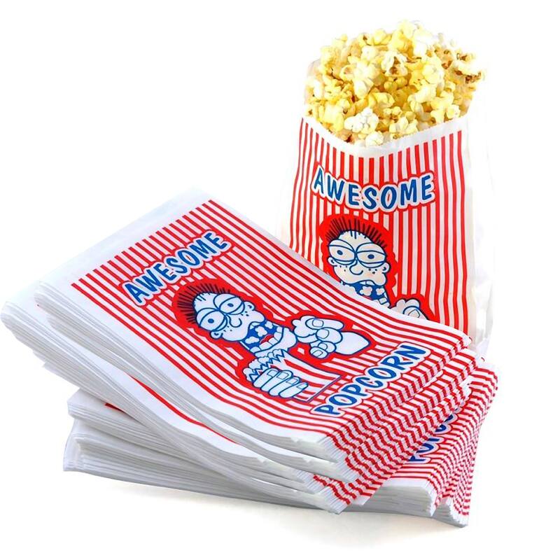 Great Northern Popcorn Case Premium Quality Movie Theater 2oz oz Popcorn Bags - 100