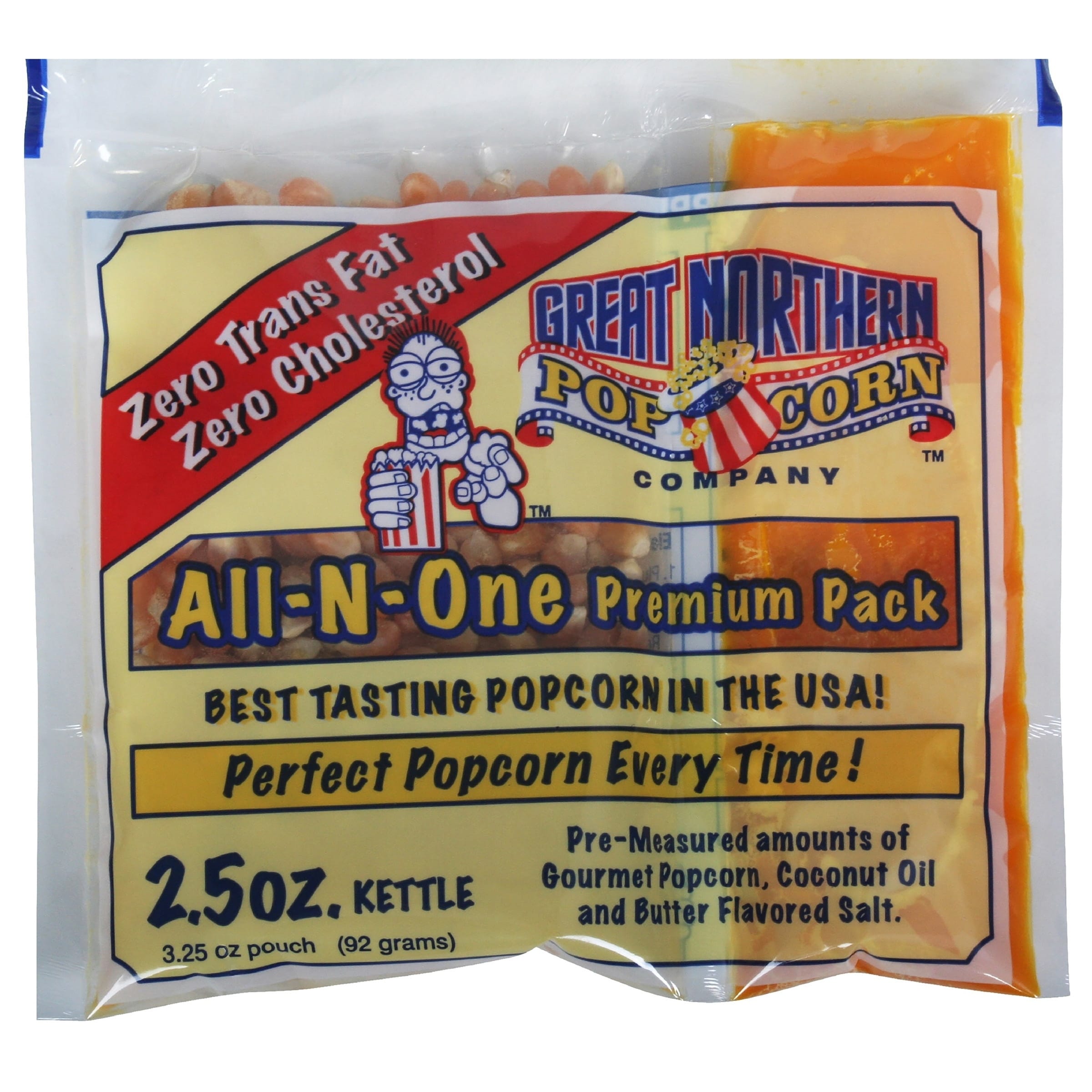 Great Northern Popcorn Case of 2.5oz Popcorn Portion Packs 2 1/2oz