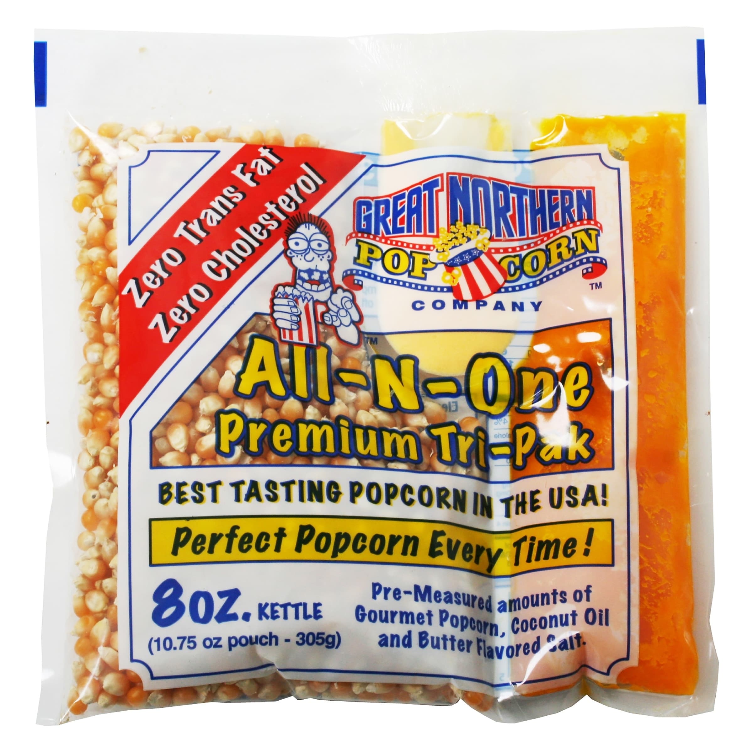 Great Northern 8 oz Case of 24 Popcorn Portion Packs 