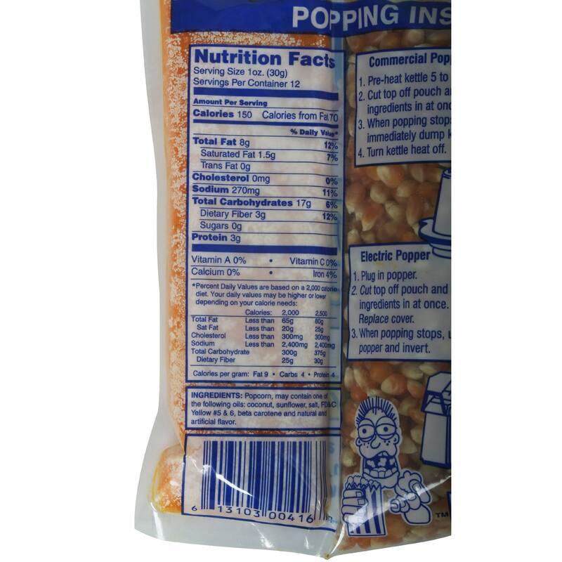 Great Northern Popcorn Premium 10oz Popcorn Portion Packs Cinema