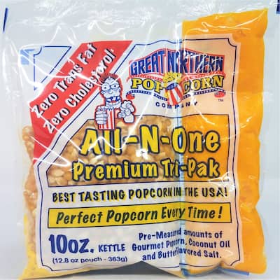 Great Northern Popcorn Premium 10oz Popcorn Portion Packs Cinema