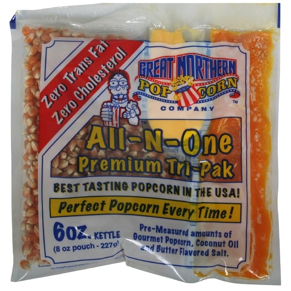 Popcorn Portion Packs Great Northern 8 oz Case of 24 