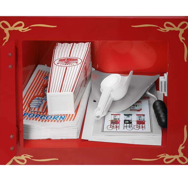 Great Northern Popcorn Foundation Popcorn Machine Cart, 8oz