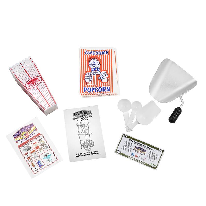 Great Northern 10 oz Perfect Countertop Style Popcorn Machine - 10 oz - 10 oz