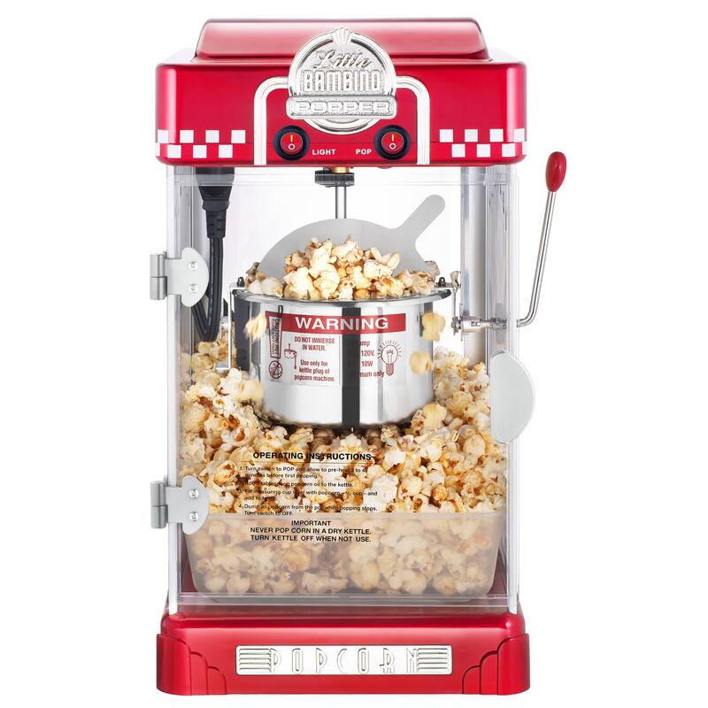 Great Northern Little Bambino Retro Machine Popcorn 2.5oz - 2.5 oz - 2.5 oz - Red