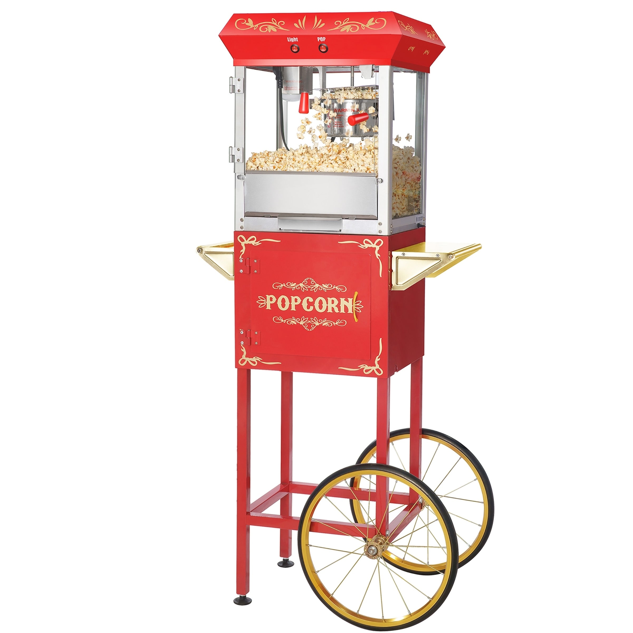 Popcorn Machine Cart, 6oz - 6 oz 